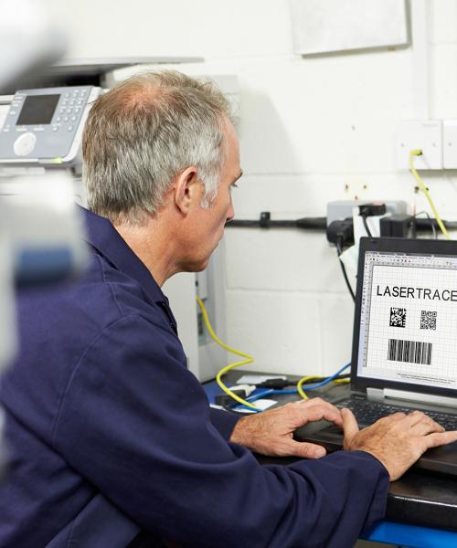 Lasertrace: Software für Gravograph-Rückverfolgbarkeitsmaschinen
