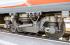 Train wheel and truck with dampening system