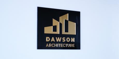 Mirror acrylic - Architectural signage mixed with Acrylics